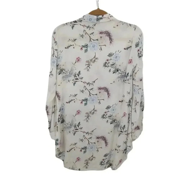 {Refka} Floral Print Long Sleeve Tunic Blouse Size 38 - Picture 3 of 9